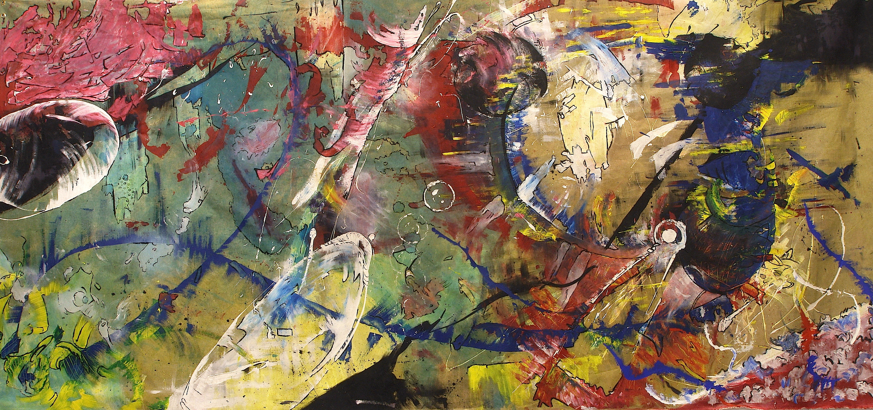 Chaos Painting · mixed media